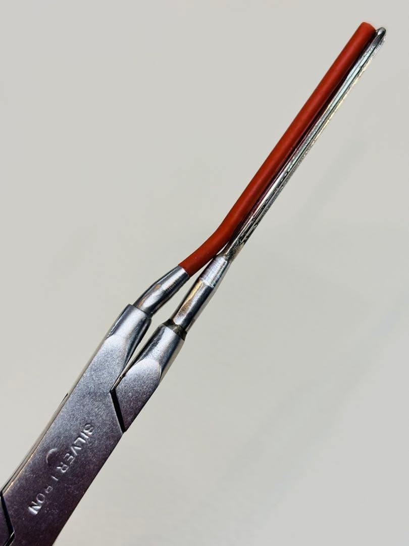 超美品　シルバーアイロン 1.8ミリ超極細アイロン　廃盤品　 /レンツアイロン