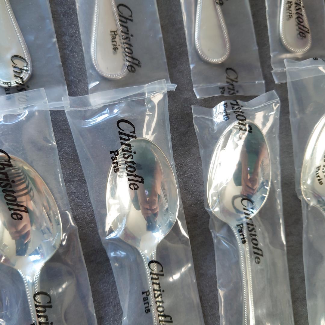 クリストフル パール 未開封 コーヒースプーン 12点