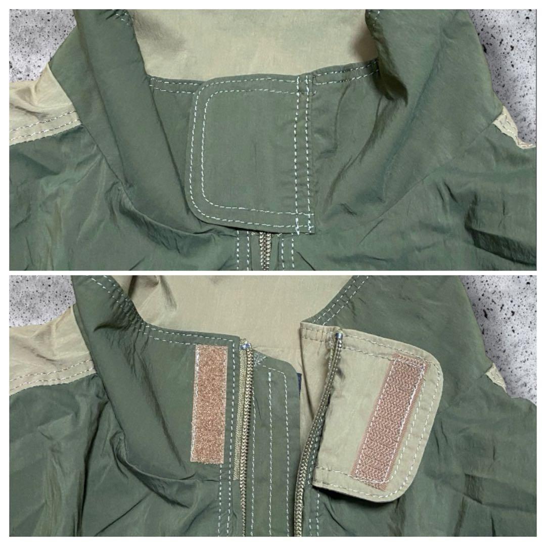 【キムタク着用・希少XL】RATS WARM UP JKT カーキ ナイロン