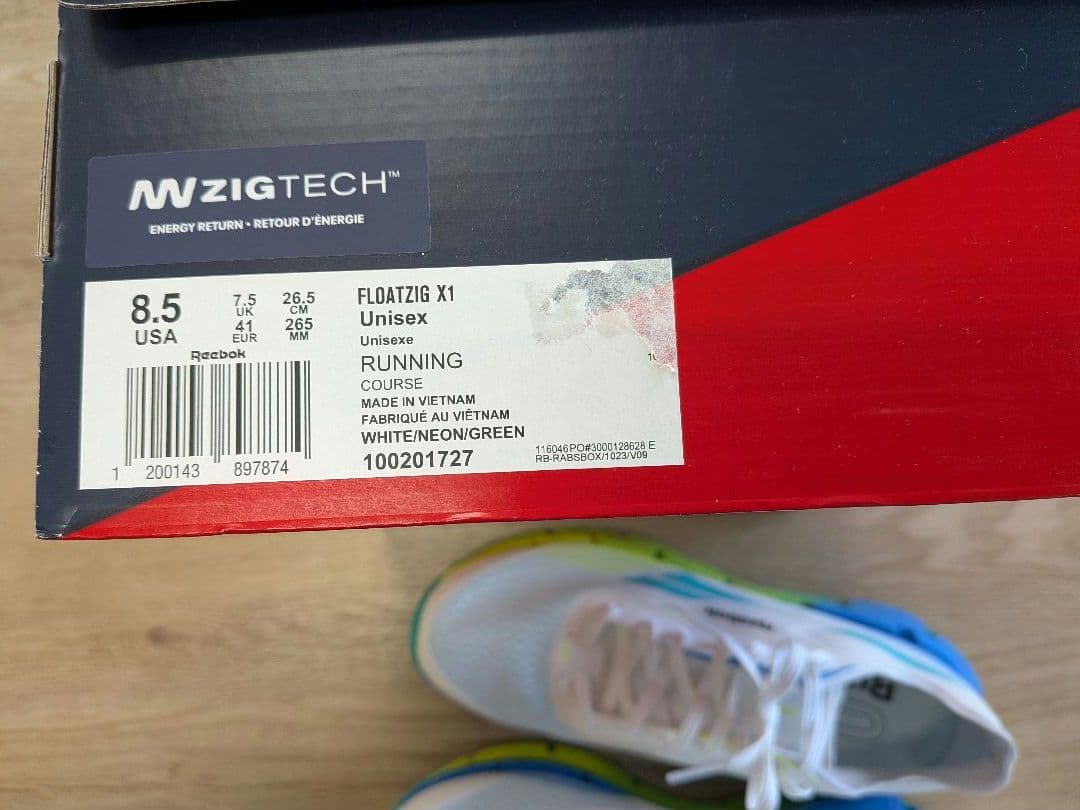 Reebok プロートジグX1　26.5cm 新品未使用