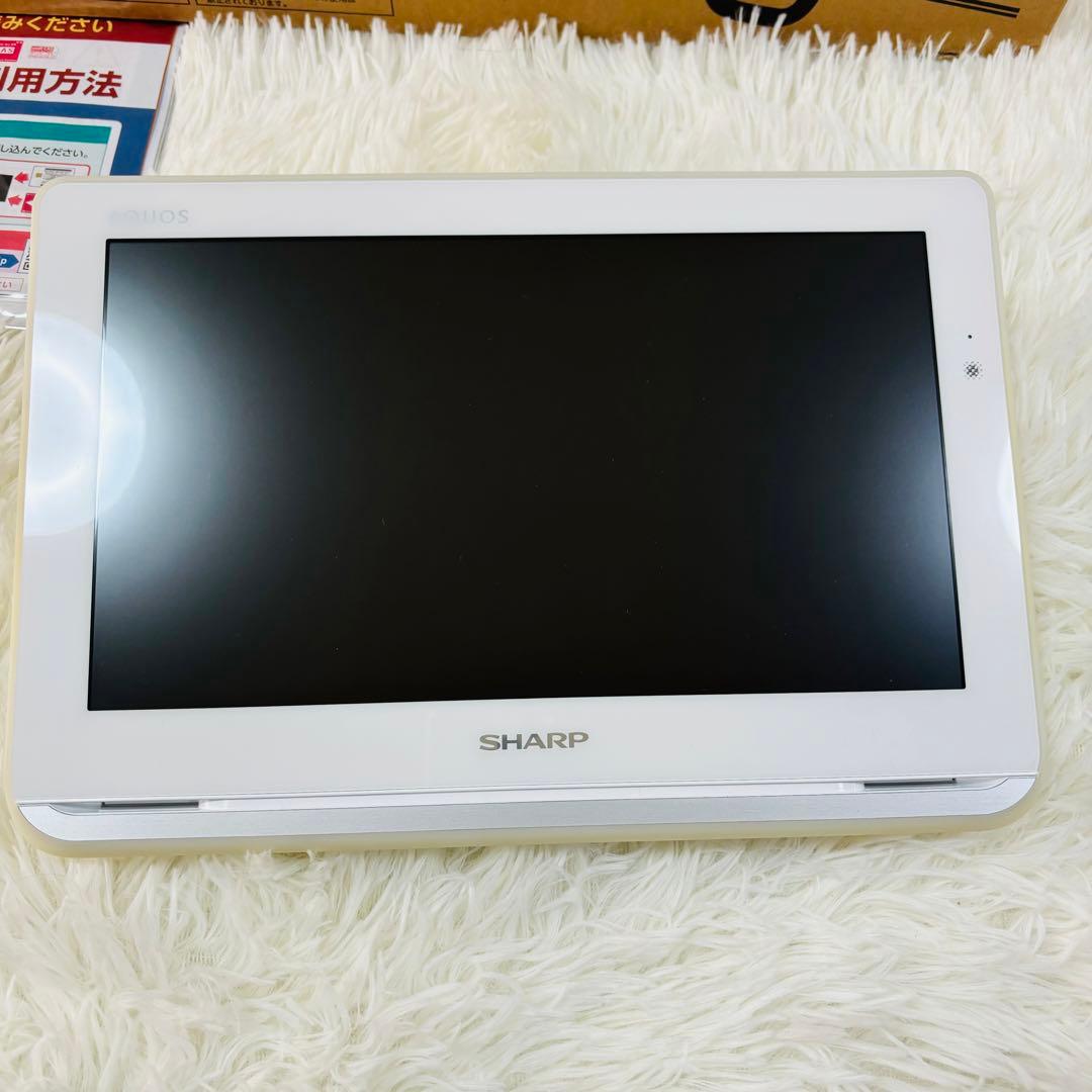 【美品】SHARP 2T-C12AP-W ポータブル液晶テレビ　2020年製