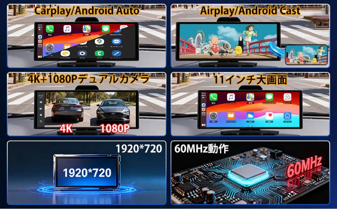 ディスプレイオーディオ⭕️11インチ⭕️CarPlay/Android Auto対応