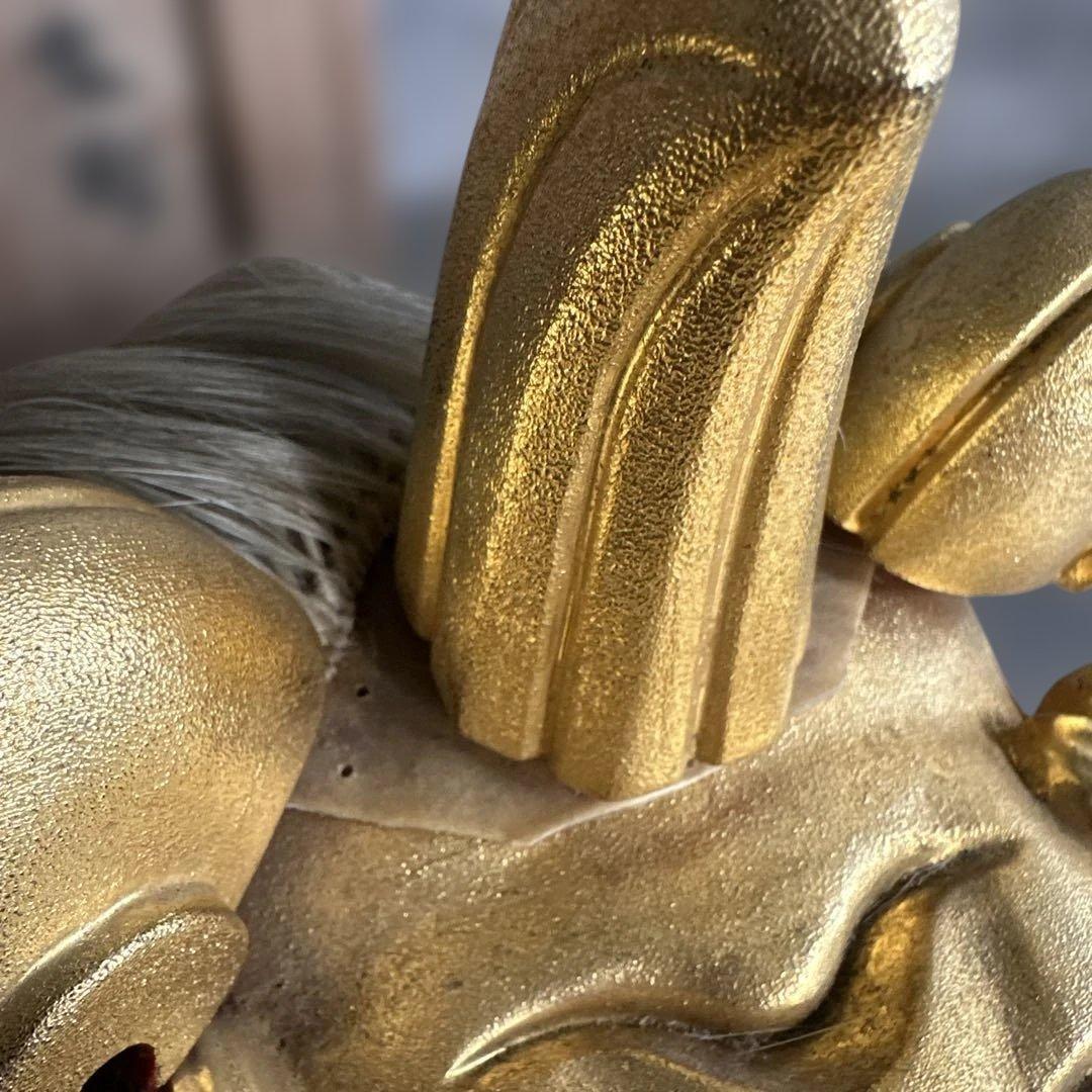 最終びっくりさらにお値下げ❣️迫力のお品‼️木彫　獅子頭