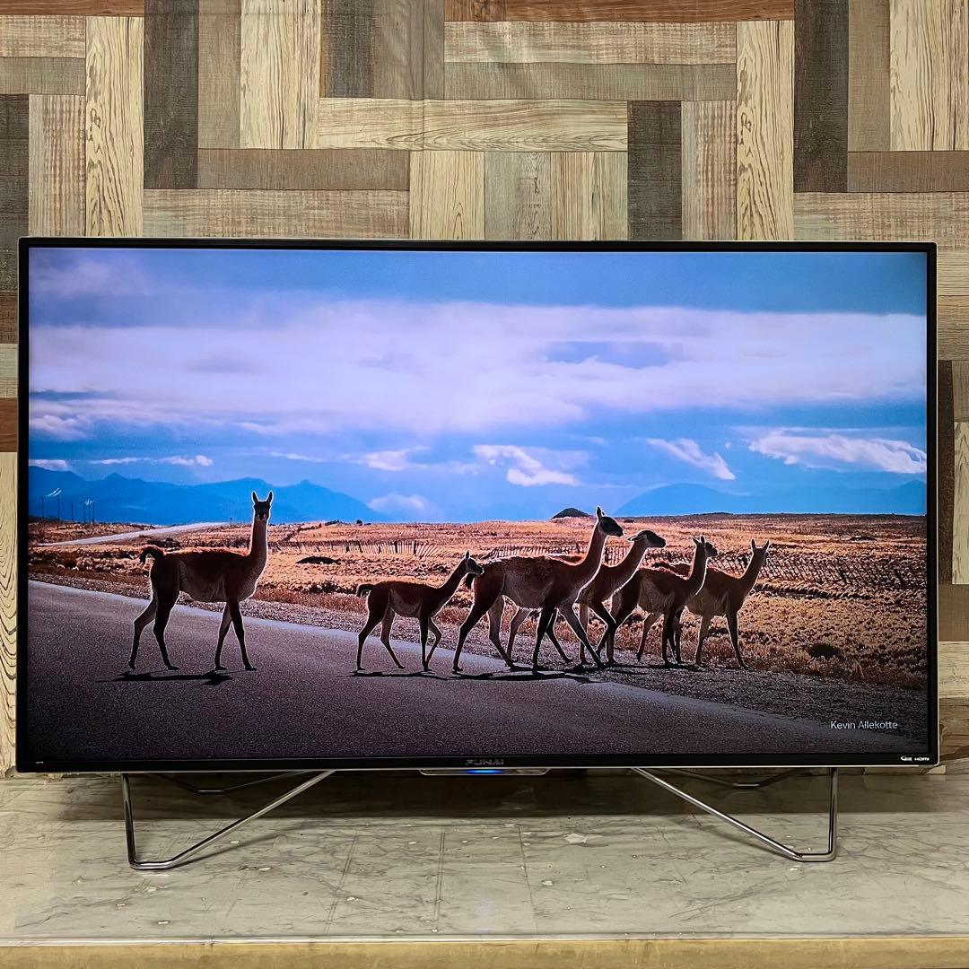 あっこさん専用フナイ49型4K 大容量3TBHDD内蔵YouTube.ネトフリ