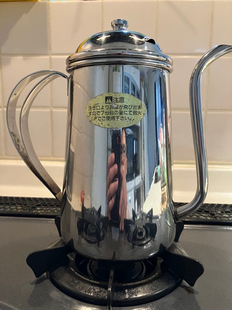 【珍品】カリタ Kalita コーヒーポット ステンレス製 細口 1.2L