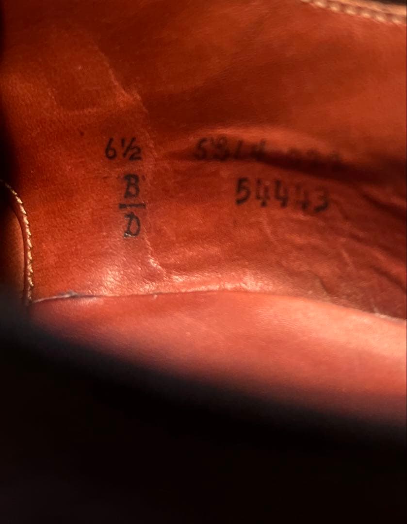 靴 ANATOMICA by Alden V-TIP CALF BROWN 6h