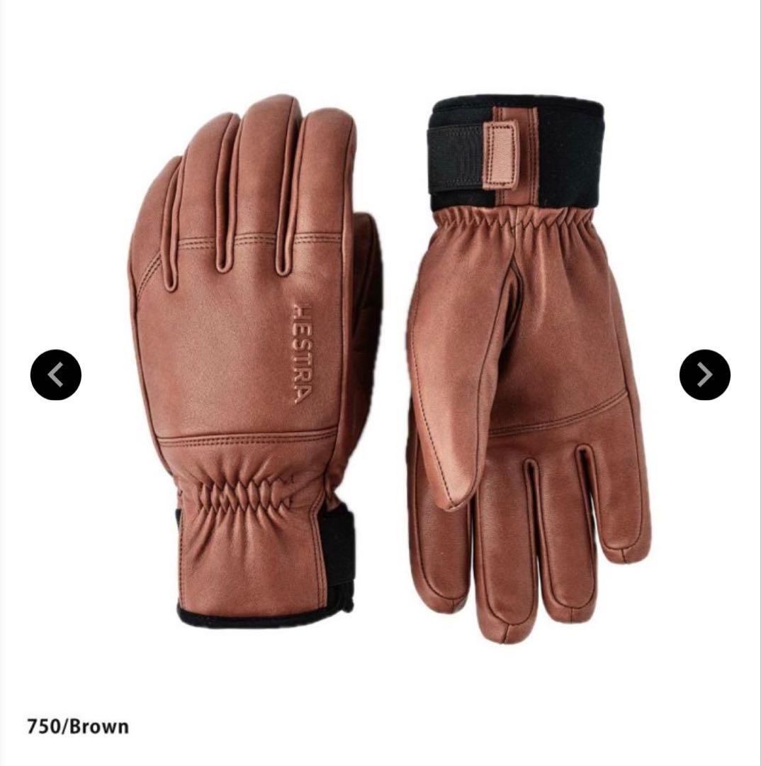 新品未使用品　HESTRA Omni サイズ8 BROWN タグ付送料込み