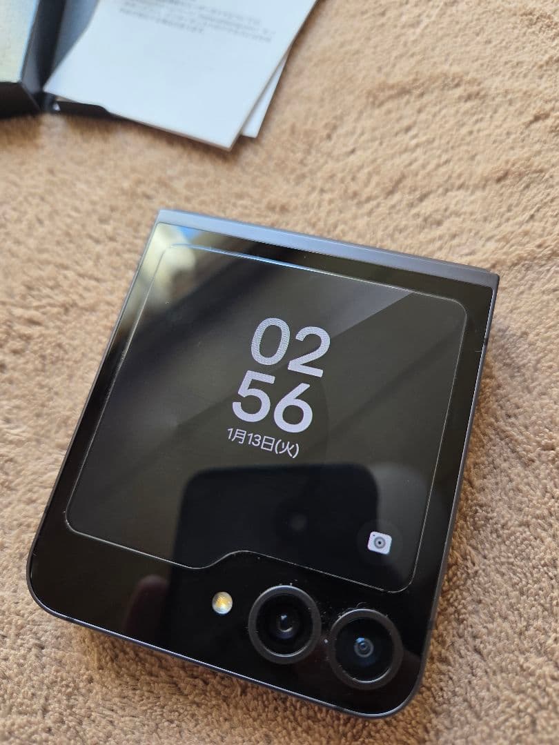 国内版 Galaxy flip6 本体 限定カラー 保護ケース付