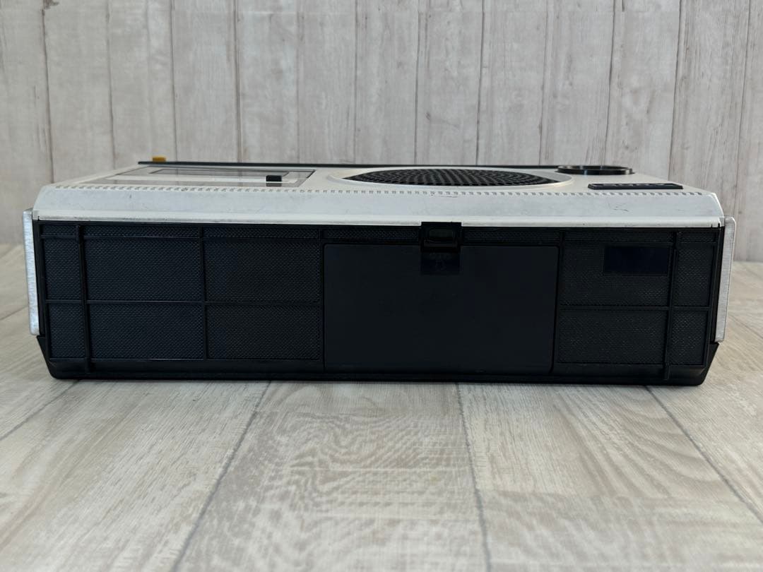 【動作品】希少レアカラー白SONY ラジカセ CF-1980 昭和レトロラジオ