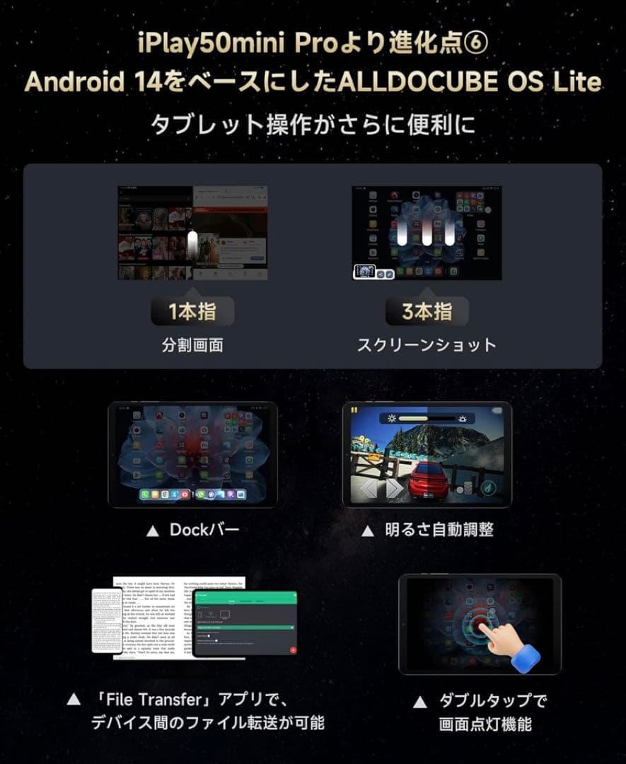 iPlay60mini Turbo 8.4インチタブレット