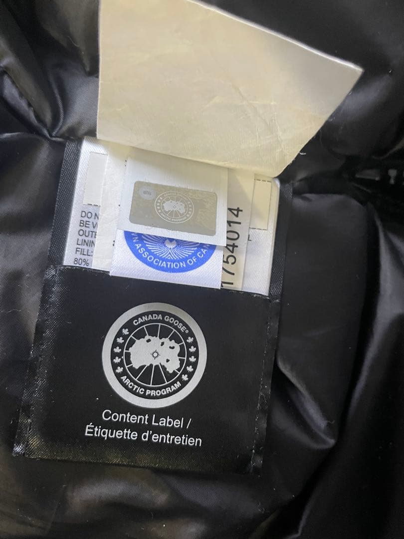 カナダグース　ブラックレーベル　メンズダウン　XS/TP