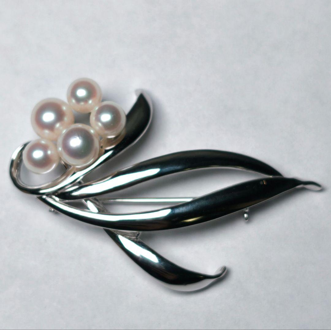 【美品 最高級!!】ミキモト ブローチ パール フォーマル 正規品 皇室御用達