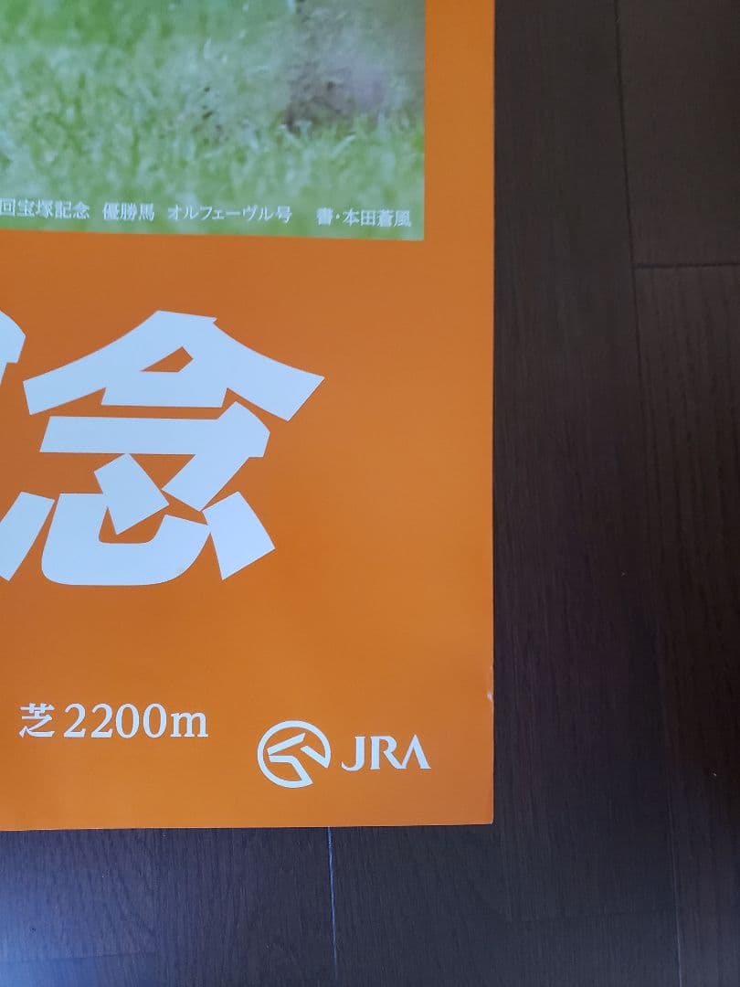 JRAポスター「2013年第54回宝塚記念」 オルフェーヴル