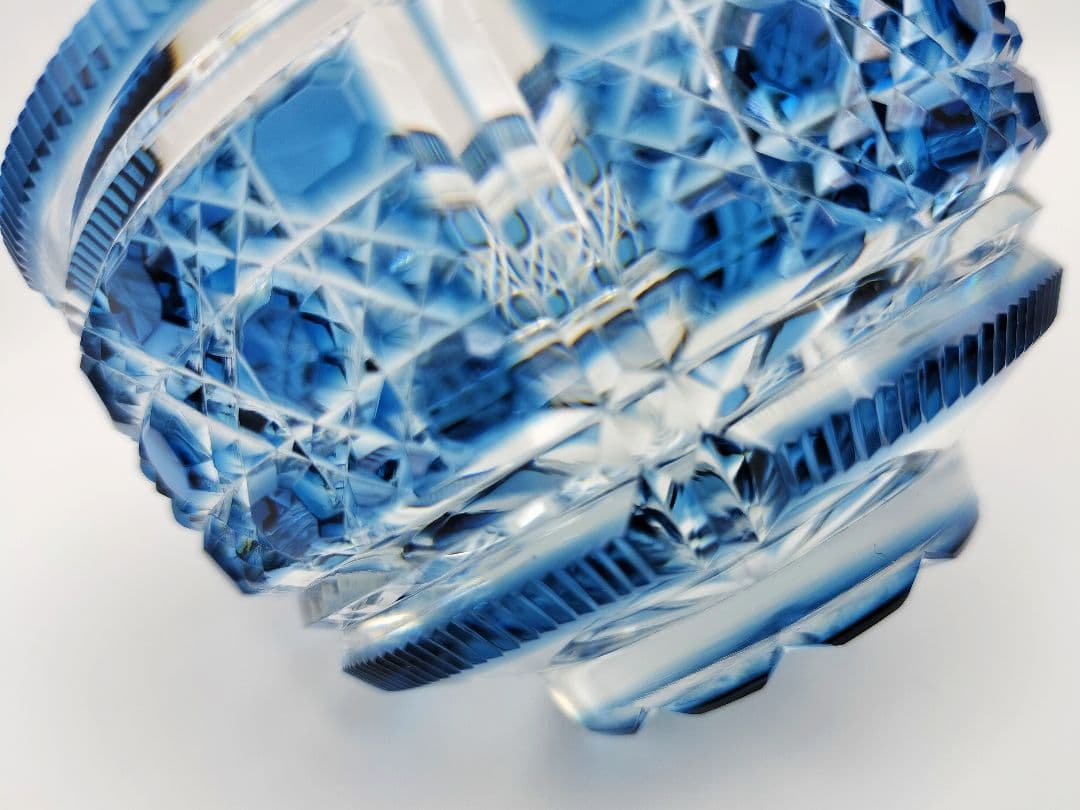 超希少品☆復元 薩摩切子 碗 松浦正行 美品（切子、江戸切子、薩摩切子）