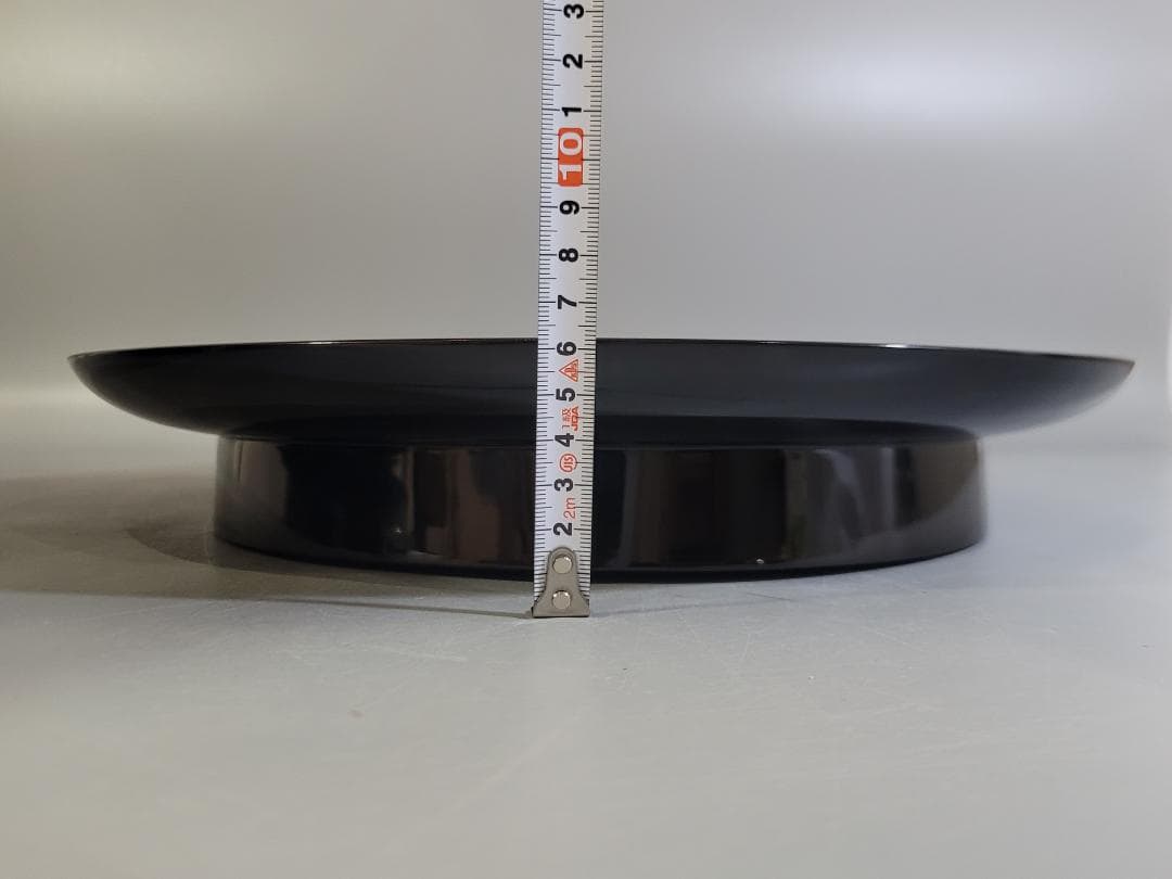 春慶塗 加陽 大垣昌訓　丸盆 五客 美品 共箱　漆器 DT761