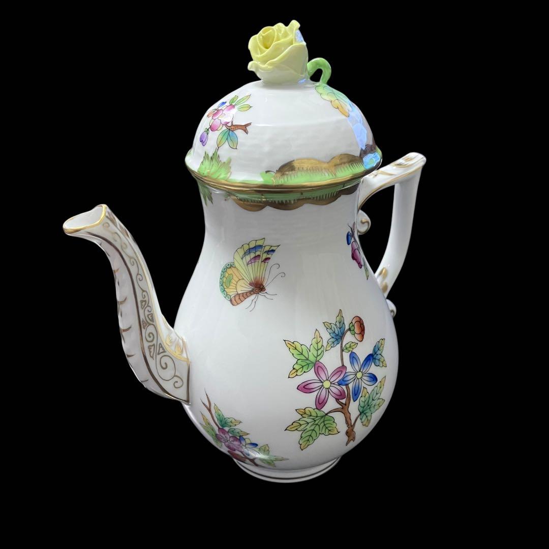 HEREND ヴィクトリアブーケ ティーポット
