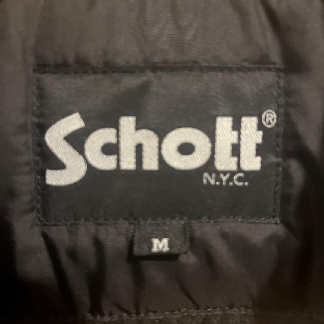 Schott ショット コーチジャケット ブラック ボア