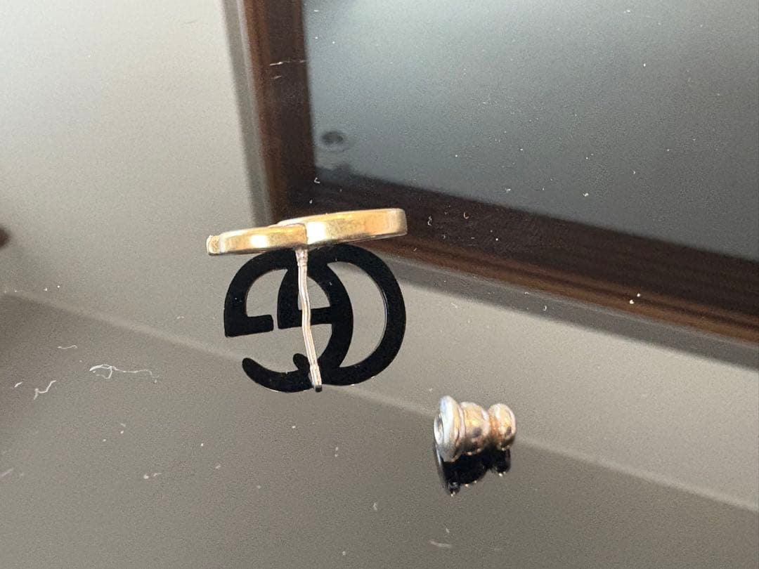 GUCCI earring グッチピアス GGマーモント 片耳のみ