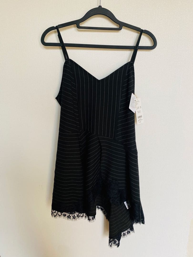 【新品•タグ付】HARE レースドッキングキャミビスチェ ブラック 黒 •完売品