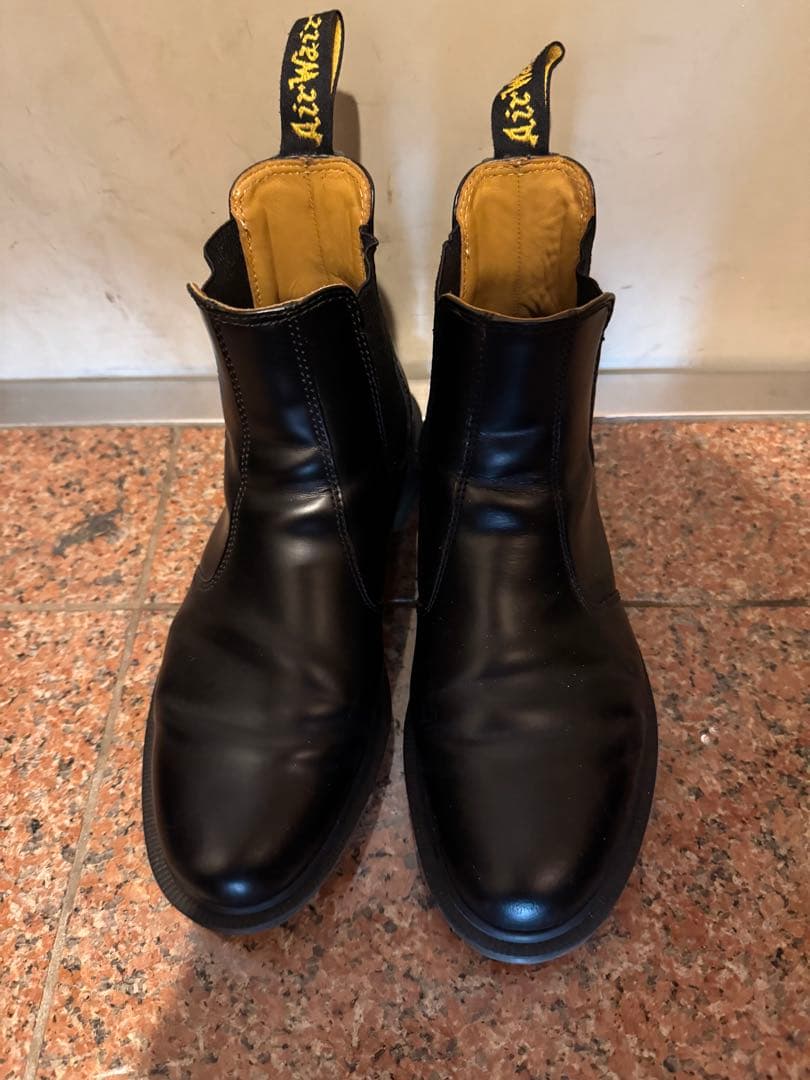 y*b様 D*n様 ブラック サイドゴアブーツ 8 UK