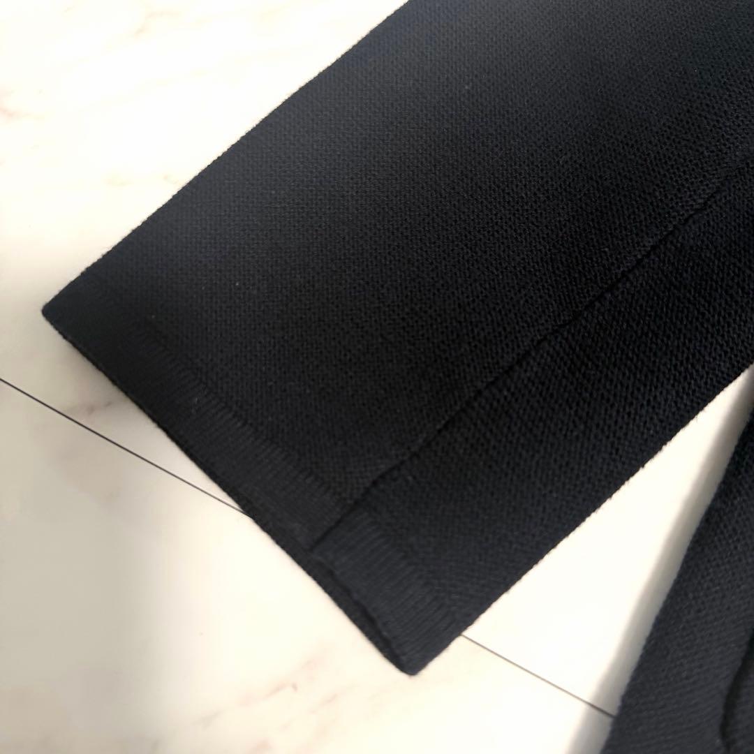 【美品】2025✨️アルアバイル セミダブルガーターニットジャケット メタル釦