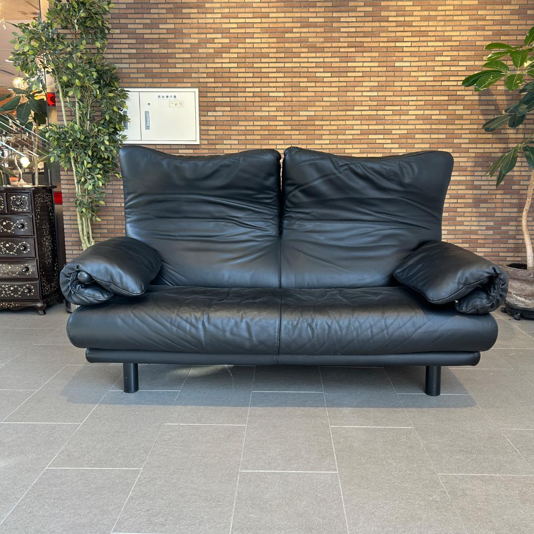 ♥Poltromec Gemini 本革ソファ 2人掛け