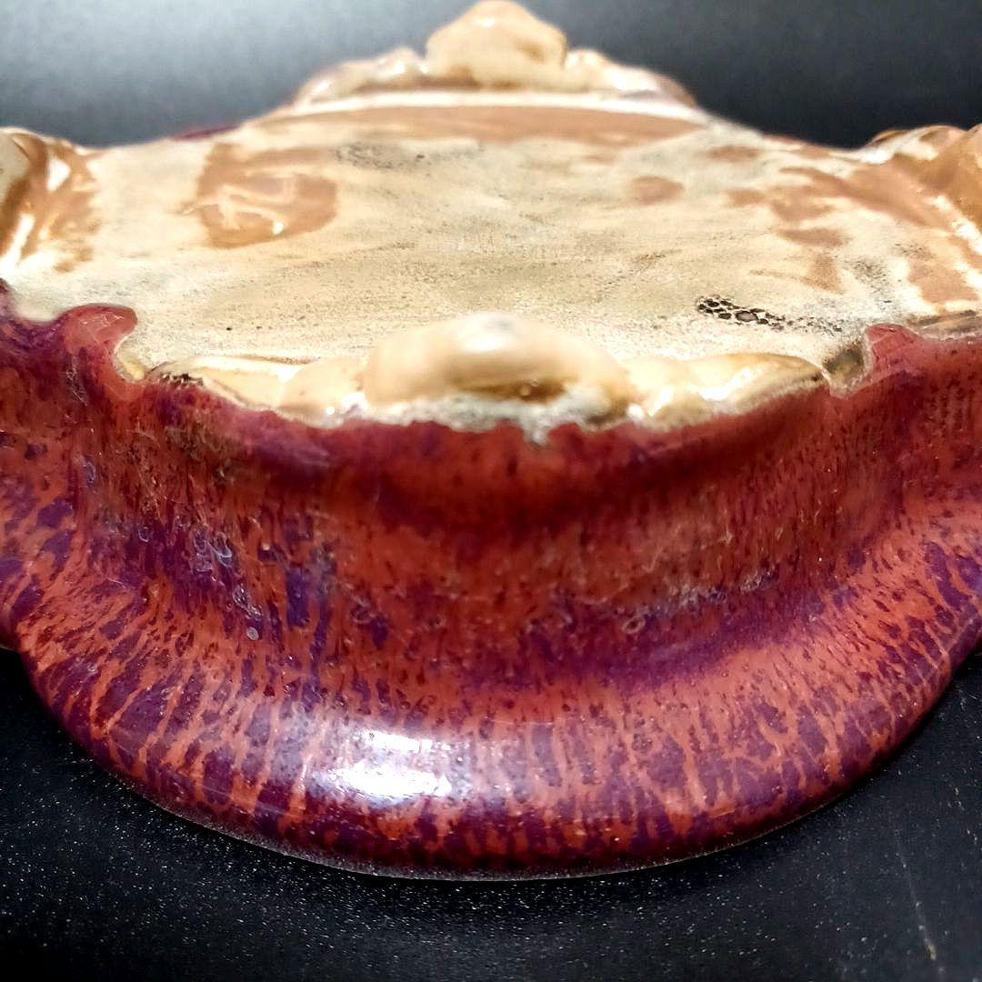 宋　鈞窯四足洗　中国古美術