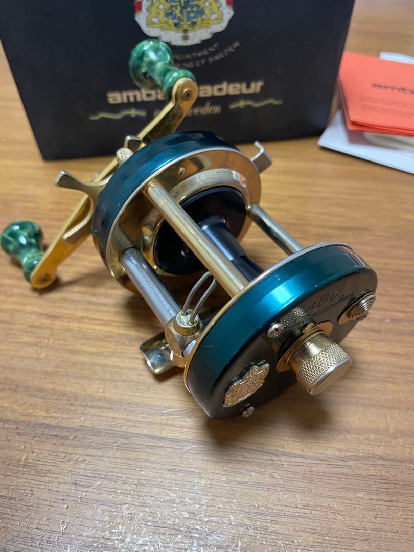 アブ　アンバサダー6500CDL ？緑＆金　限定品109/200希少　雷魚