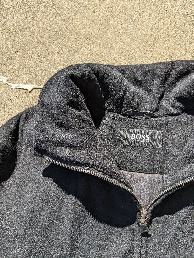 希少！　HUGO BOSS ヒューゴボス　 カシミヤコート　ハーフコート