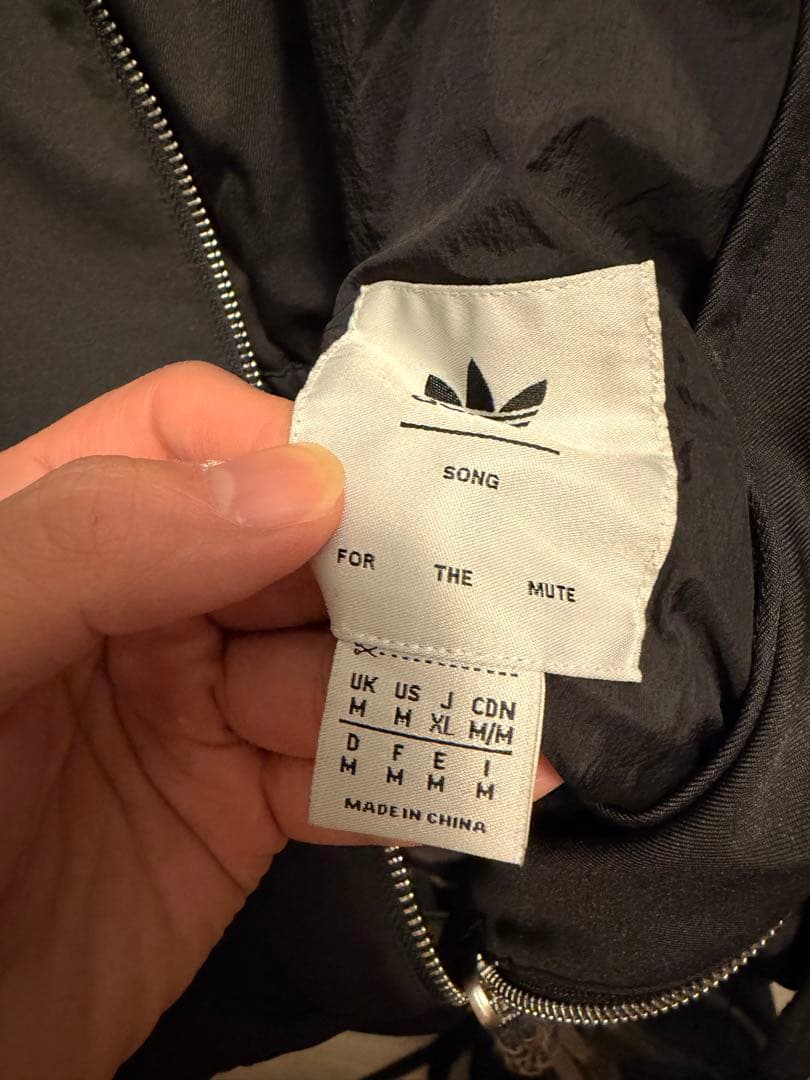 adidas × song for the muteトラックジャケット　Lサイズ