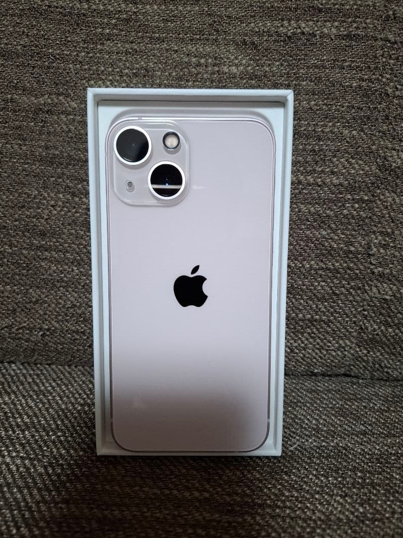 【箱付き美品】iPhone13mini 256GBピンク 84%
