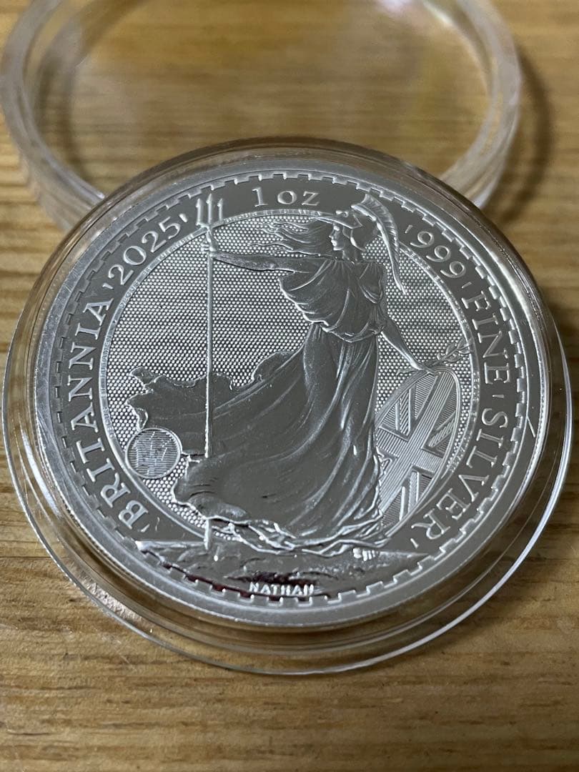 ブリタニア銀貨１オンス　純銀999