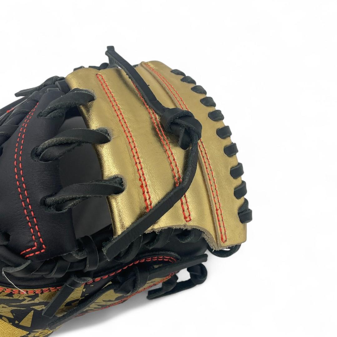 【adidas 】軟式キャッチャーミット 黒/金