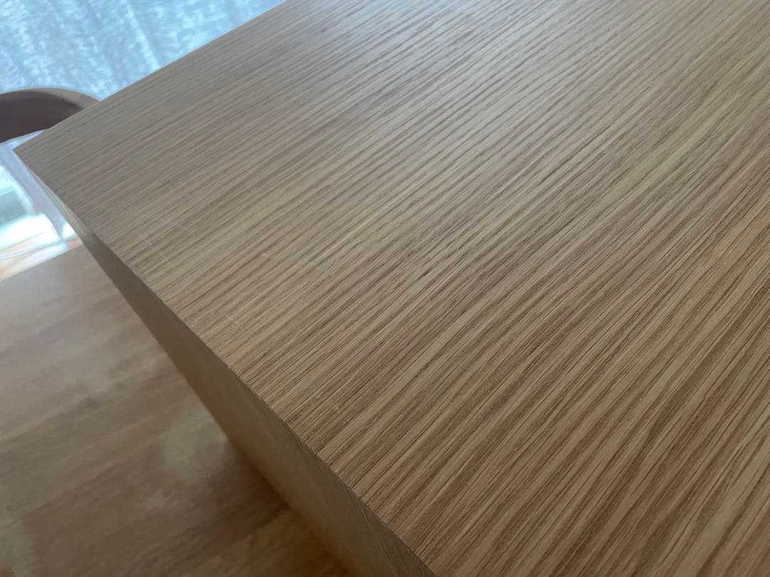 無印良品　木製収納ケース　引出し式　2段　ワイド　ナチュラル　オーク材④