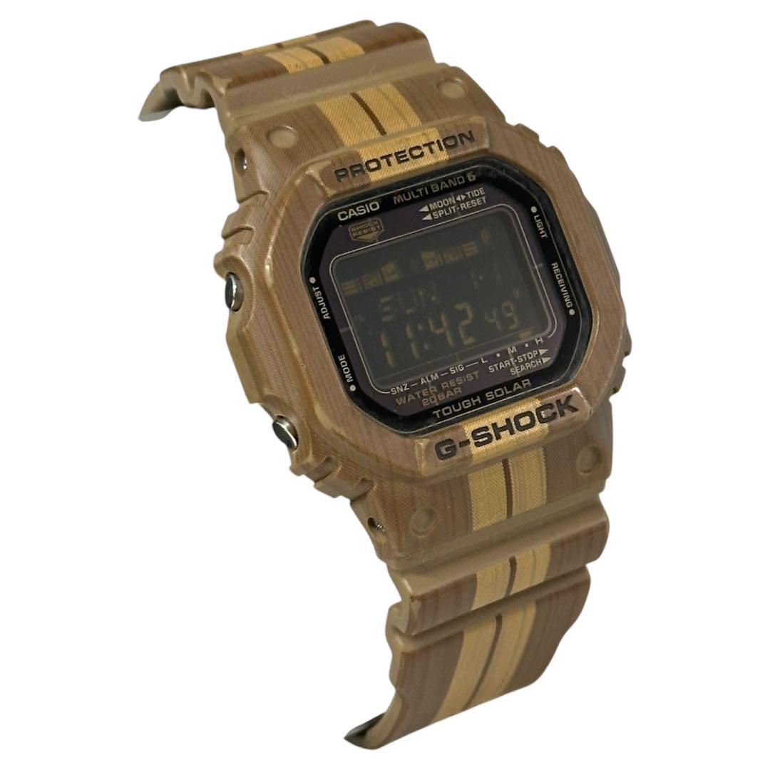 CASIO G-SHOCK GWX-5600WB 木目調電波ソーラー Gライド