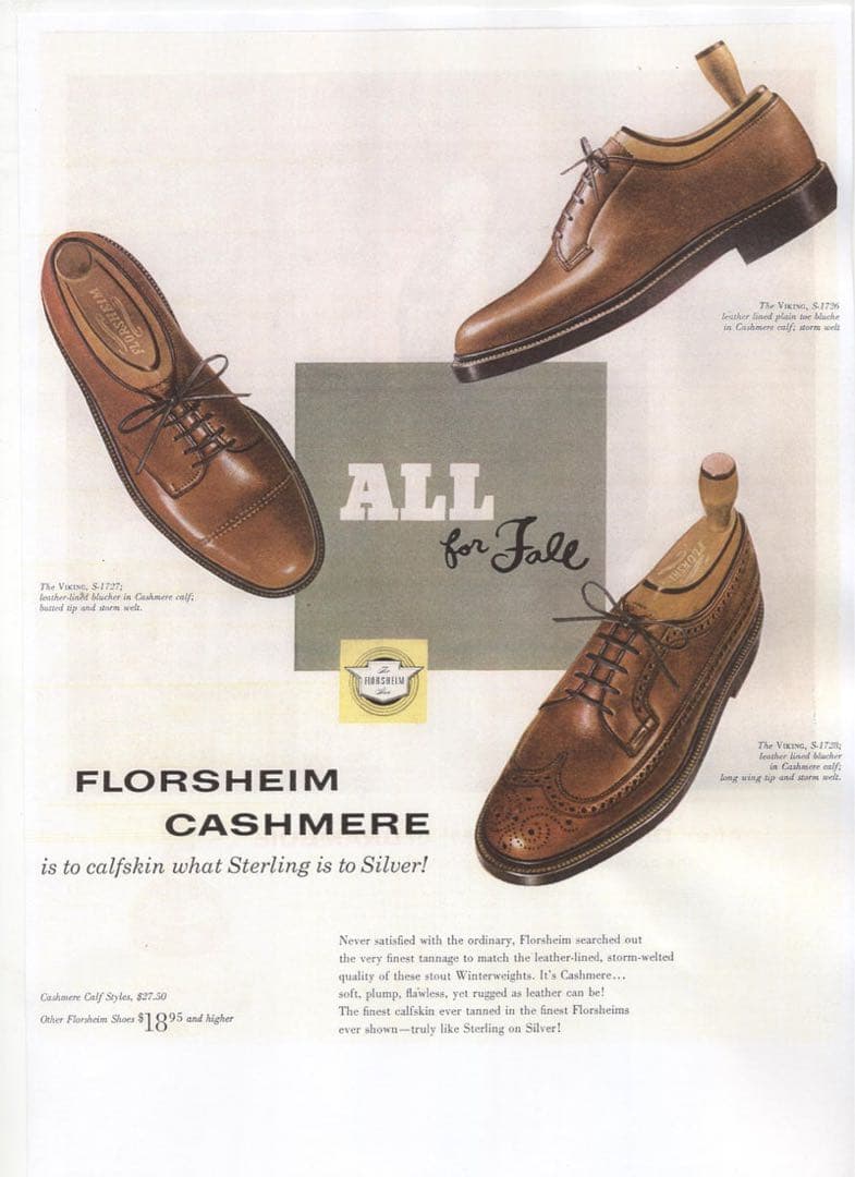 靴 50s Florsheim S-1727 The Viking