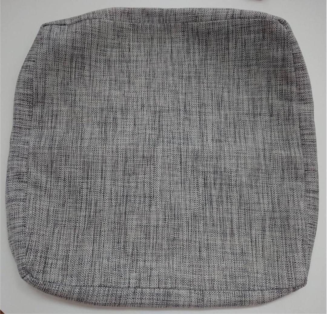 noyes 3人掛け片肘ソファカバー、クッションカバー　シルバーグレー