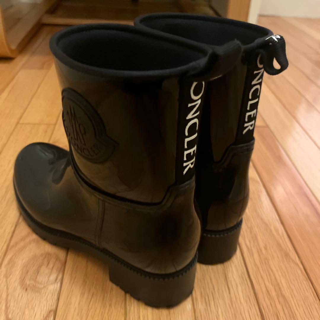 ふー様:美品 MONCLER モンクレール レインブーツ サイズ:36