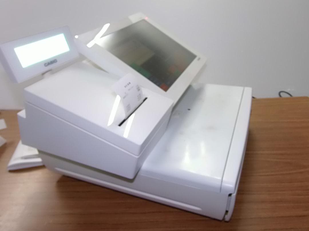 白1117店名設定無料カシオAndroidV-R200インボイスPOSレジスター