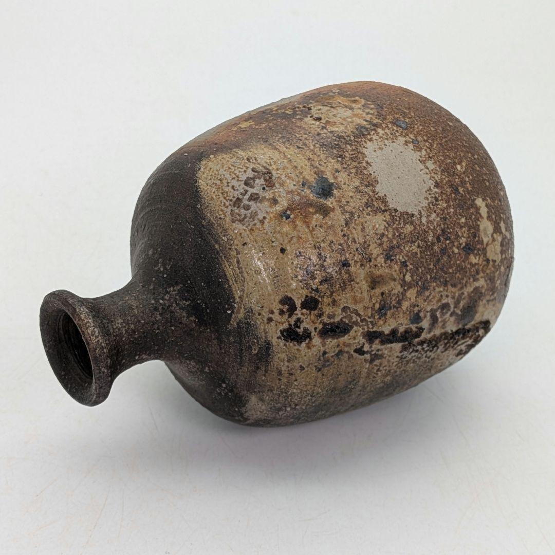 岡山県重要無形文化財 山本出 備前焼 徳利 共箱共布栞 とっくり 酒器 食器