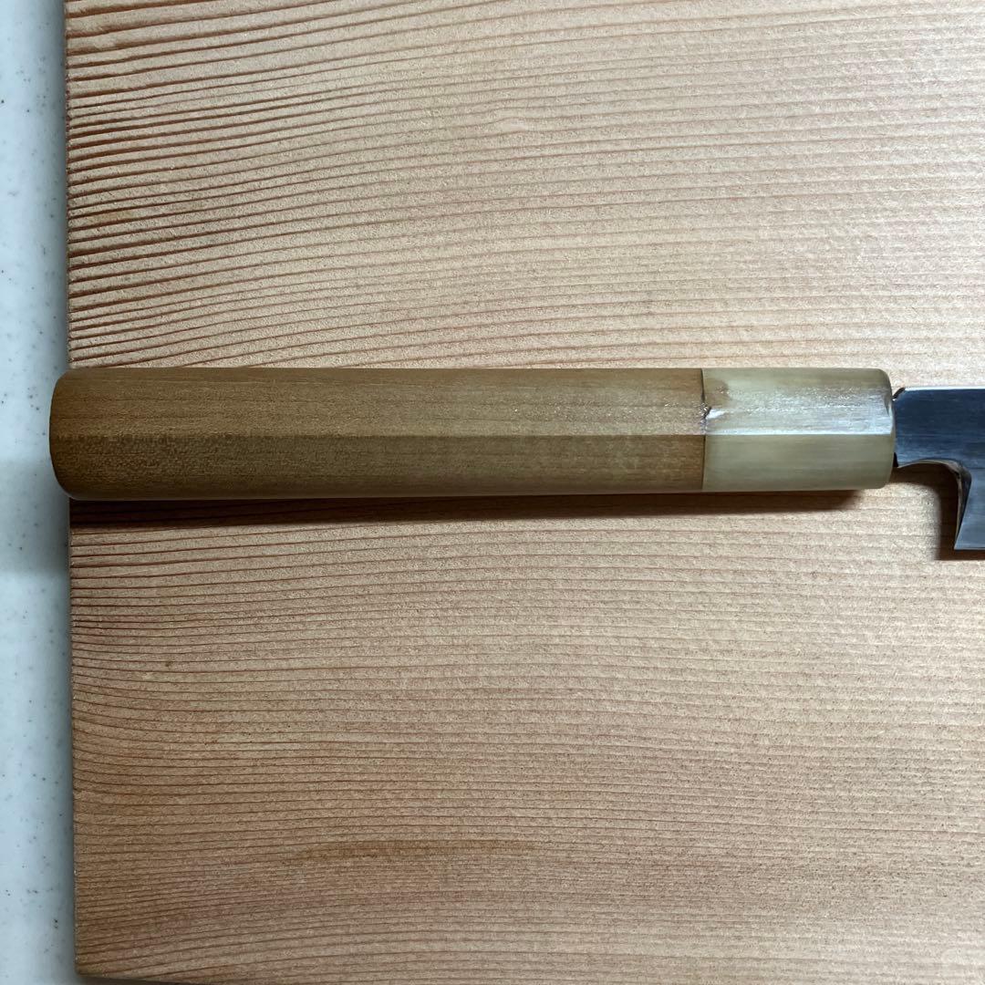 武信？　本焼　フグ引き包丁　白鋼　天然砥石で本刃付け済み❗️