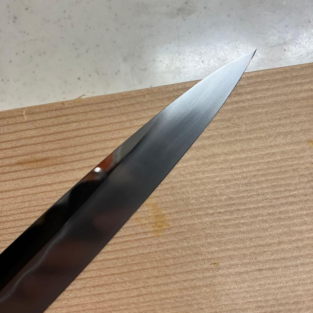 武信？　本焼　フグ引き包丁　白鋼　天然砥石で本刃付け済み❗️
