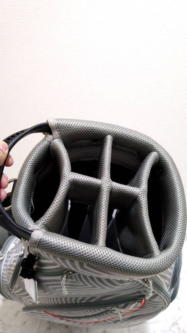 ニューバランス　ゴルフキャディバッグ3Dゼブラ