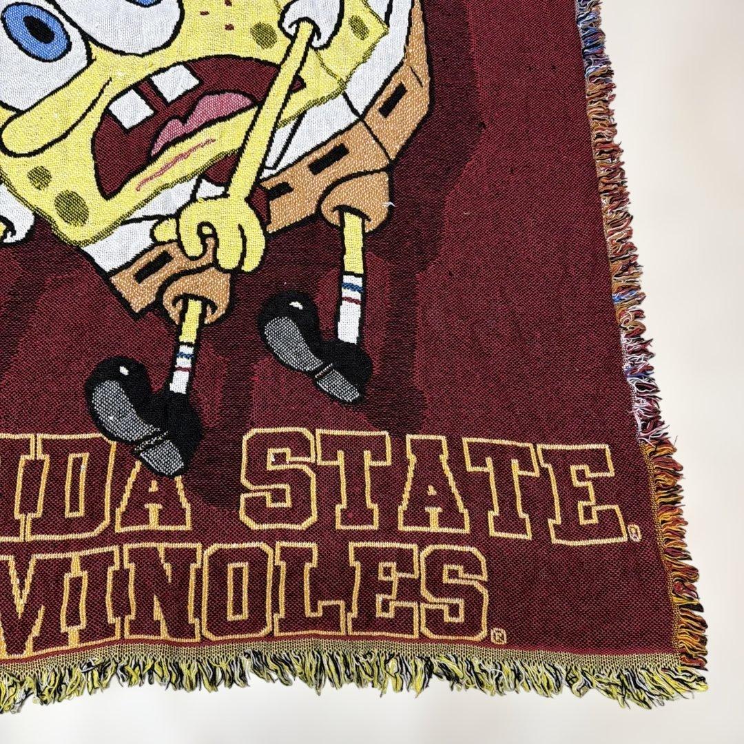 スポンジボブ　ブランケット　マルチカバー　ソファカバー　ラグ　135x105