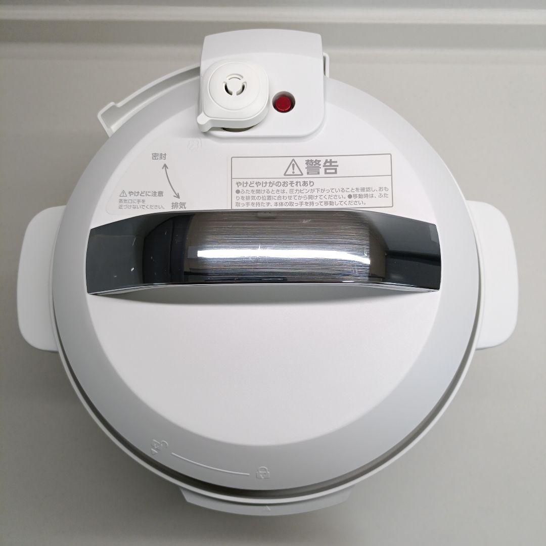 IRIS OHYAMA 電気圧力鍋6L PC-EMA6-W 2023年製