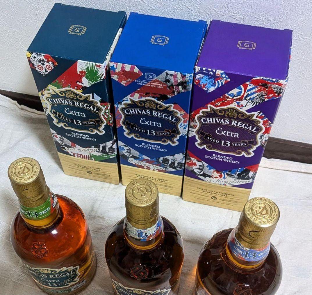 (年内割引)未開封　シーバスリーガル CHIVAS REGAL Extra 3本