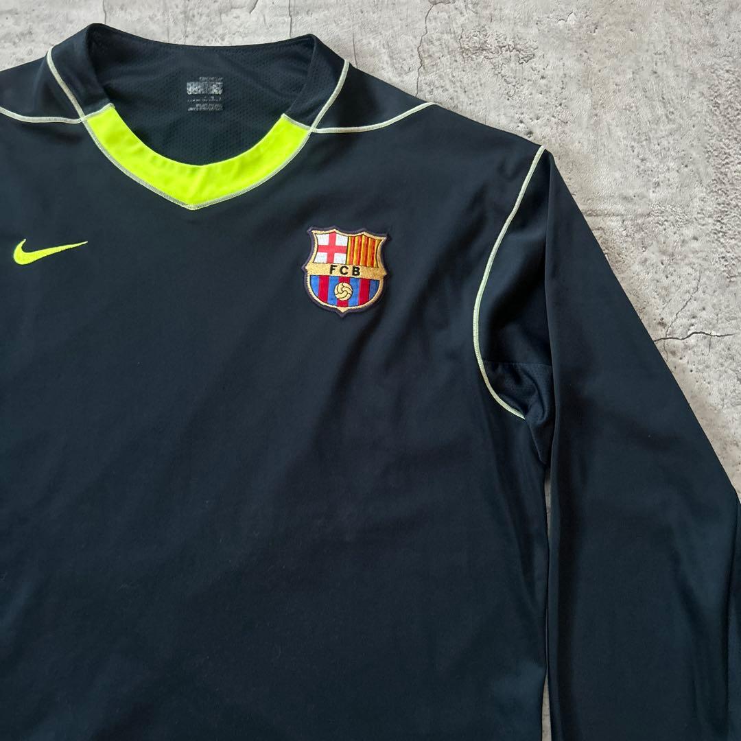 FCバルセロナ 2007/08 トレーニングシャツ 長袖 NIKE L