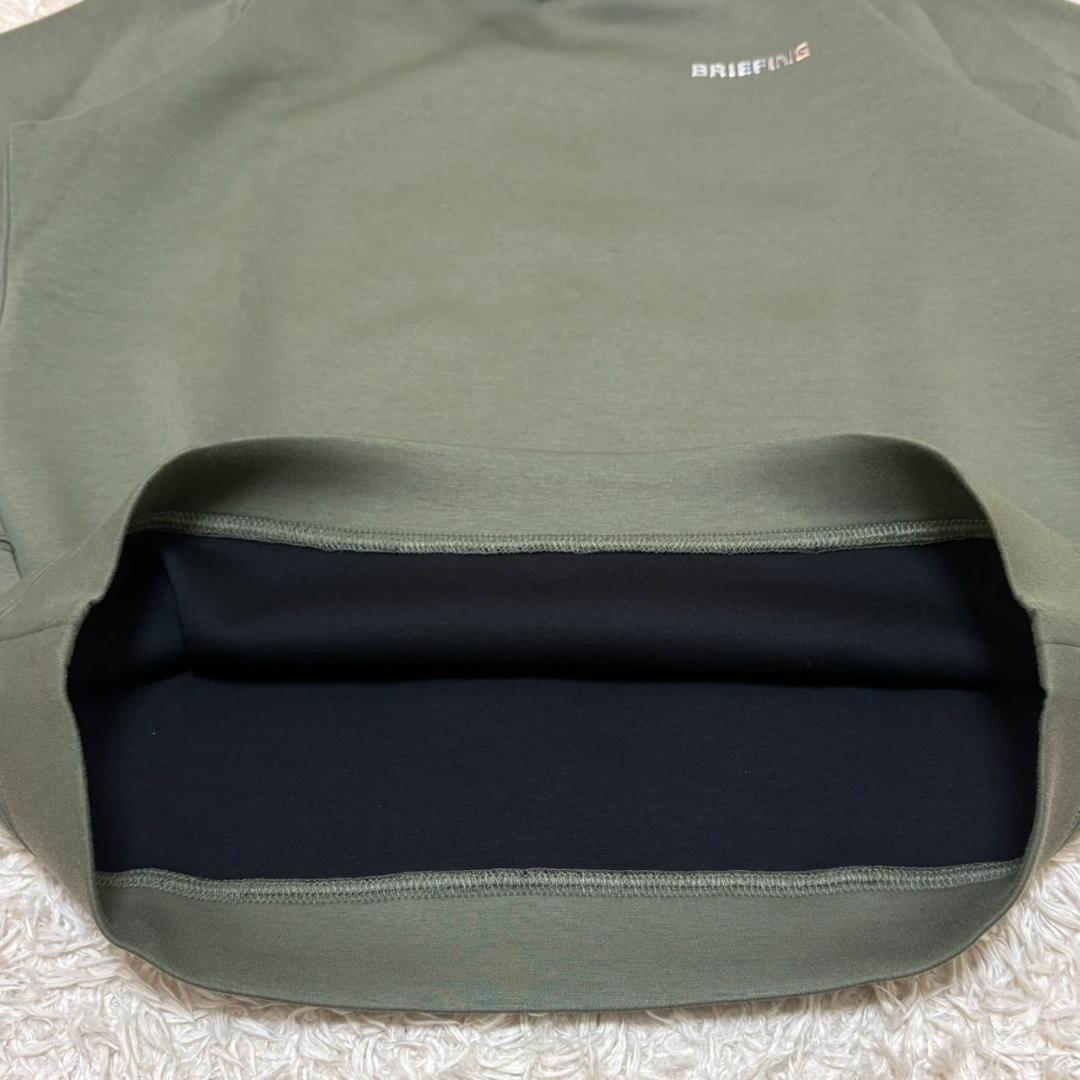 384　ブリーフィング ゴルフ スウェット メンズ カーキ