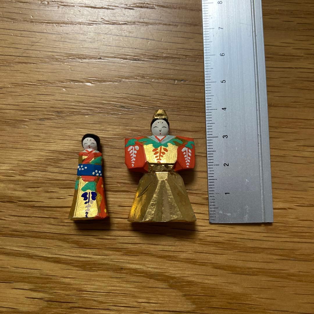 雛人形 一刀彫