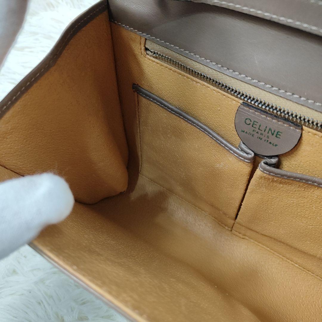 本日限定価格　セリーヌ　ショルダーバッグ　トリオンフ金具　2way　レザー